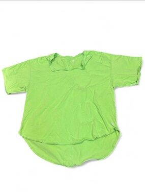 Free People Movement Lime Green Tee L EUC
